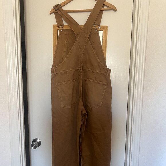 We The Free Tan Ziggy Denim Overalls - Picture 3 of 3